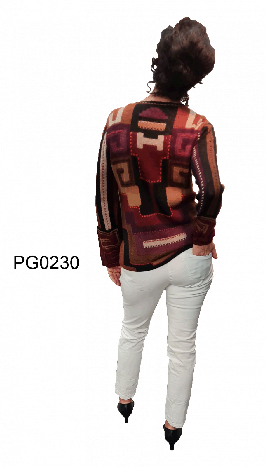 Intarsien Damen Strickjacke "Navaho"